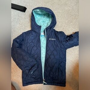 Girls Columbia reversible jacket size S (6-7)